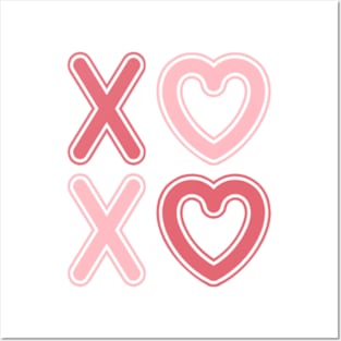 XOXO Hearts Posters and Art